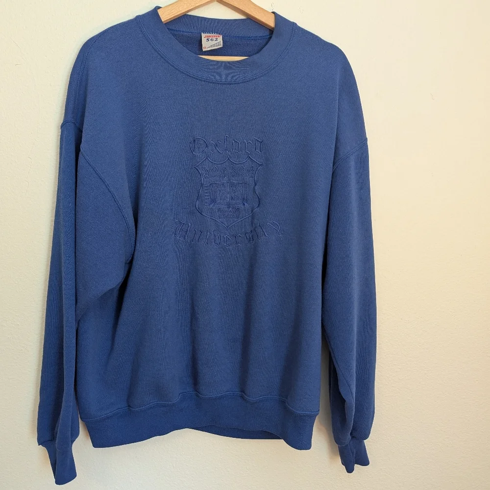 Vintage Oxford University Crew Neck Sweatshirt